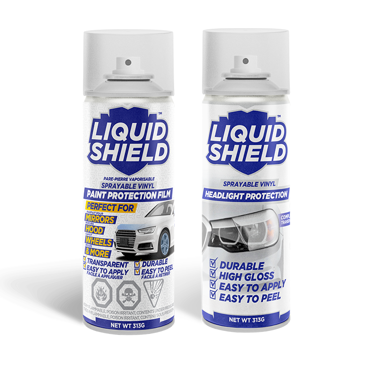 Liquid Shield - Sprayable Paint Protection Film (PPF) - Clear Vinyl Wrap -  Protects Car Paint, Wheels and Accessories 